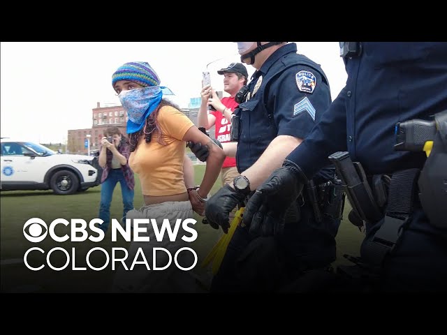 About 40 pro-Palestinian protesters arrested on Auraria Campus, face trespassing charges