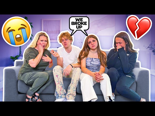 telling our moms we broke up **THEY CRIED**💔| Piper Rockelle