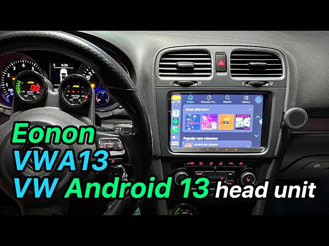 Eonon VWA13 Andriod 13 Wireless Car Play and Andriod Auto Head Unit Volkswagen Upgrade