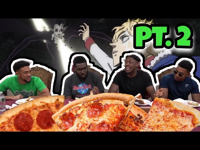 RANKING THE STRONGEST CHARACTERS IN BLACK CLOVER | ANIME MUKBANG (PIZZA) Pt. 2