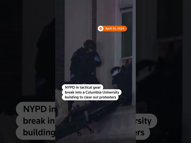 NYPD enter occupied Columbia University building | REUTERS