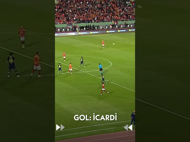 Gol! Icardi Süper Kupa'da golü buluyor! #süperkupa #icardi #galatasaray  #fenerbahçe