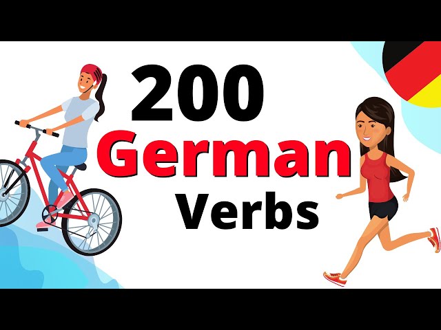 Learn German Verbs 🤸🏻‍♂‍ TOP 200 VERBS IN GERMAN 🏃‍♀‍Perfect German Lesson