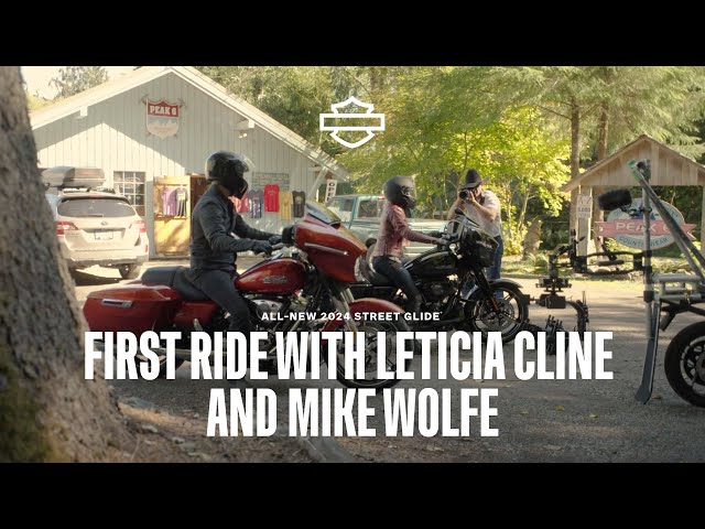 All-New 2024 Harley-Davidson Street Glide Motorcycle | First Ride with Leticia Cline & Mike Wolfe
