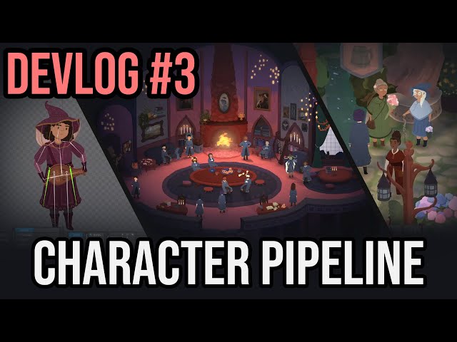 Making Characters For Our Witch Academy RPG | Devlog #3