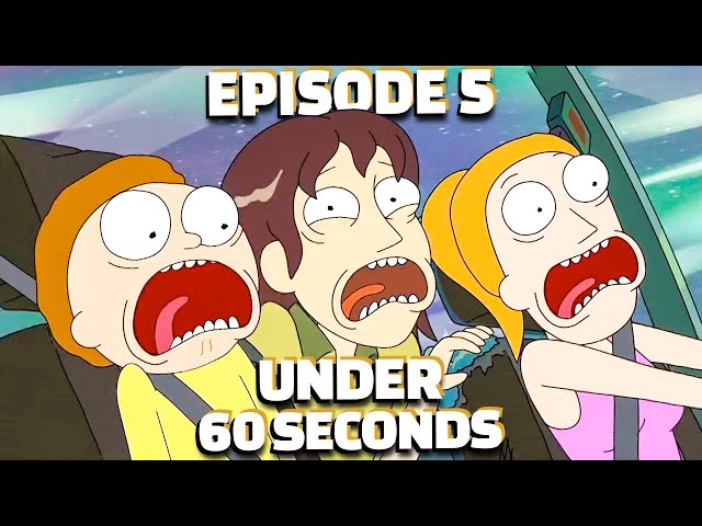 Rick & Morty Episode 5 In Under 60 Seconds (Season 5)