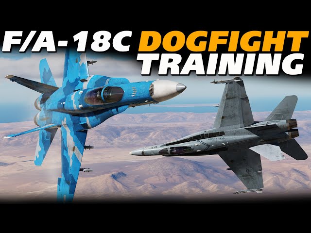 DCS F/A-18C Hornet | Training a Beginner How To Dogfight!