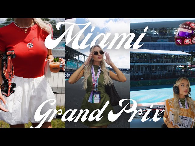 MIAMI GRAND PRIX: a formula 1 vlog 🏎️✨ [race day, exploring the paddock, f1 academy]