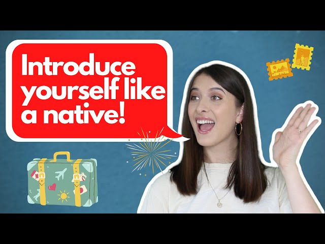 How to introduce yourself in English - Like a NATIVE! Fun English Lesson 2020.