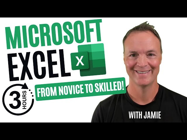 How to Use Excel - A 3-Hour Path to Confidence and Skills