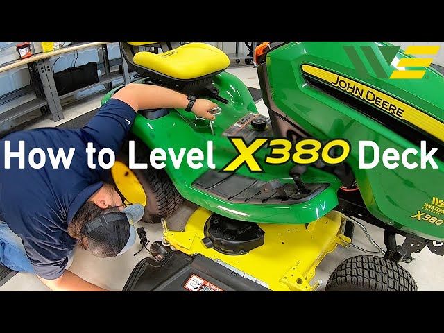How to Level John Deere X380 Deck | Most Overlooked Mower Maintenance Point