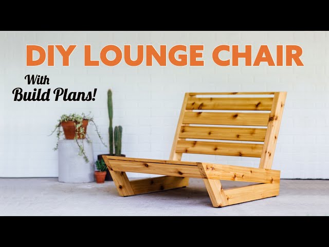 Easy Modern Wood Patio Chair | I Saved $$$!