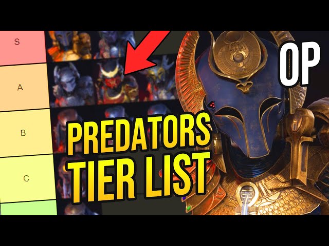 Predator Hunting Grounds BEST PREDATOR TIER LIST in 2021 "OVERPOWERED?!" All Predators Tips/Tricks