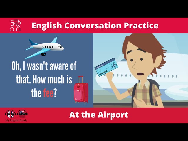 Daily English Conversation #2 | At the Airport | ✈️🌍🛄