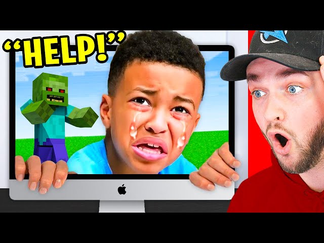 Kid gets *TRAPPED* in a Video Game!
