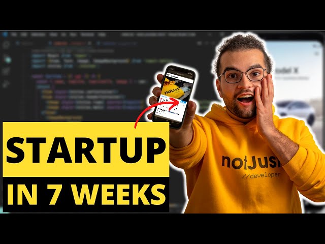 I built a startup in 7 weeks. And you can too