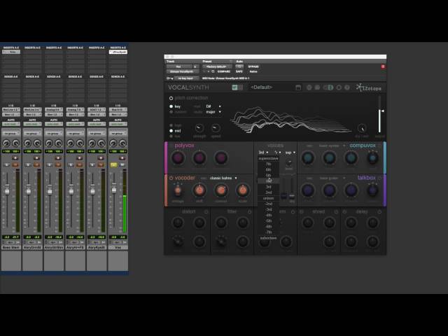 iZotope VocalSynth: Creating Vocal Harmonies (Part 2)