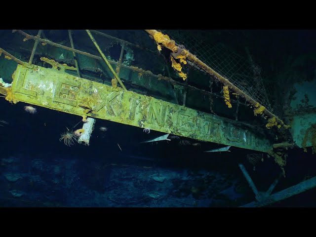 The Wreck of USS Lexington - A Broken Lady, Deep Beneath the Waves