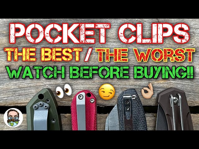 POCKET CLIPS. Why they are SO important and how to pick the right ones!!