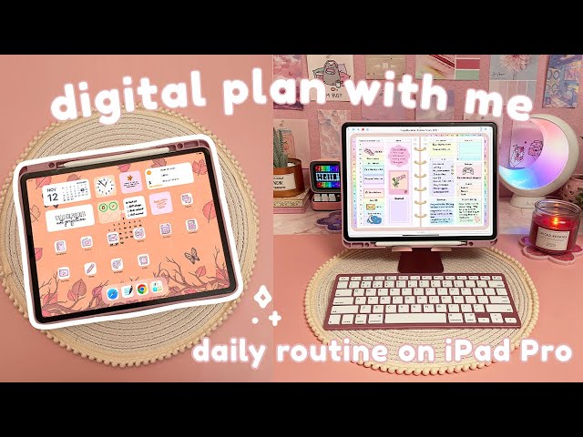 Digital plan with me November ✍ my daily digital planner routine | iPad Pro