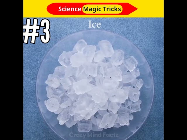Science के 3 अनोखे 😱 magic tricks | Crazy Mind Factz #shorts