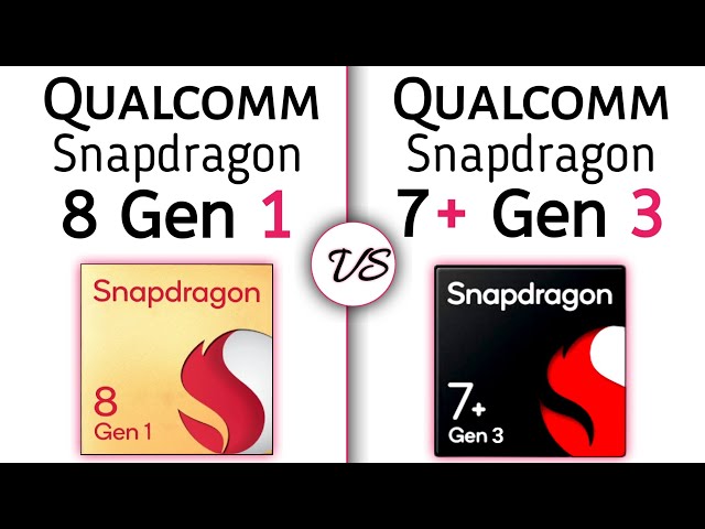Snapdragon 8 Gen 1 vs Snapdragon 7 Plus Gen 3 | Tests & Benchmark !