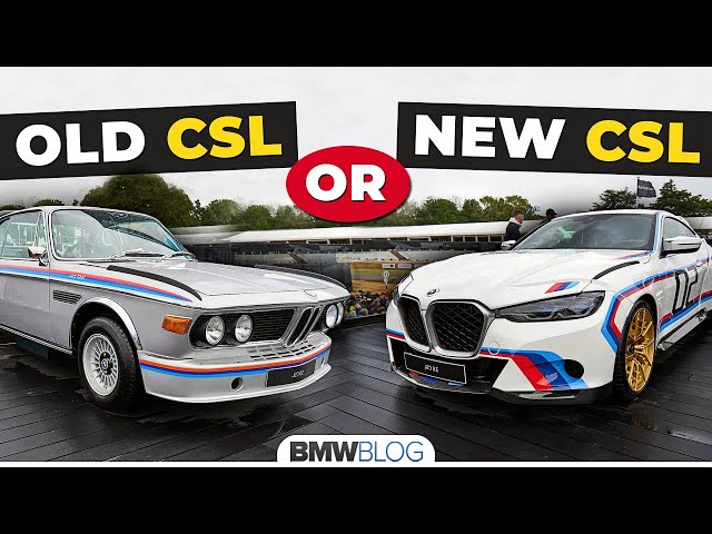1972 BMW 3. CSL or the $750,000 2023 BMW 3.0 CSL?