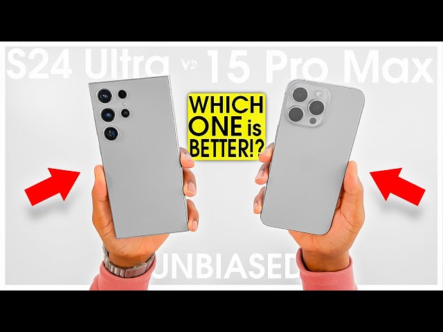 WHICH ONE!? Galaxy S24 Ultra vs iPhone 15 Pro Max BRUTALLY HONEST