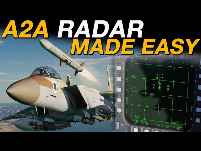 DCS F-15E Strike Eagle Air to Air Radar Tutorial and Demo!