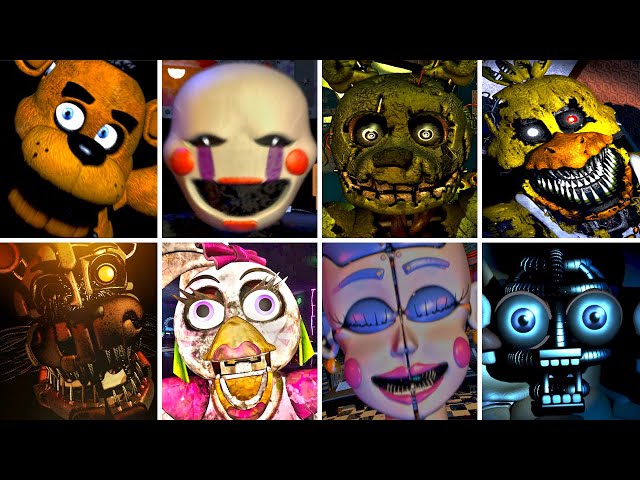 Evolution of Five Nights at Freddy's Games (2014-2022)