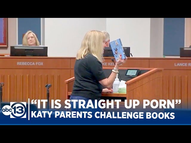 Katy ISD parents demand removal of 'pornographic' books in schools.