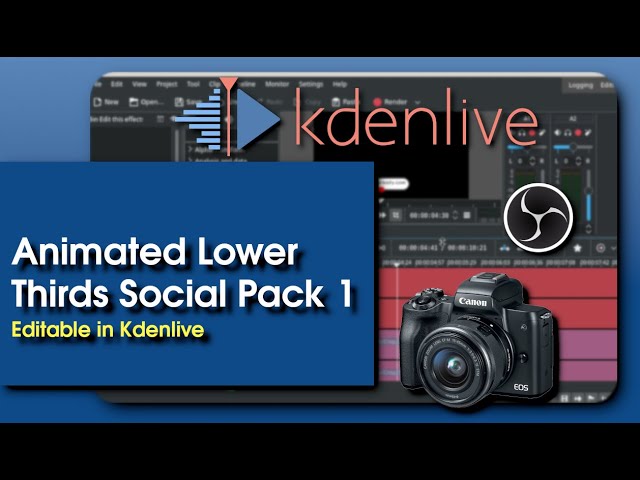 Animated Lower Thirds   Social Pack 1