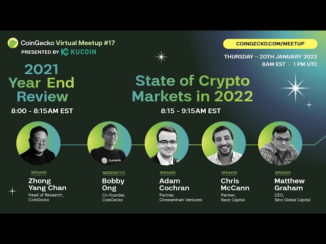 State of Crypto Markets in 2022 | CoinGecko Virtual Meetup #17