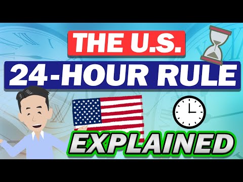 About North America 24 hour Rule for Ocean Transport. Explained "10 + 2 Rule" and Notes.