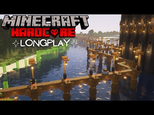 Minecraft Longplay - Minecart Transport System - Relaxing Building (No Commentary) 1.19 Hardcore