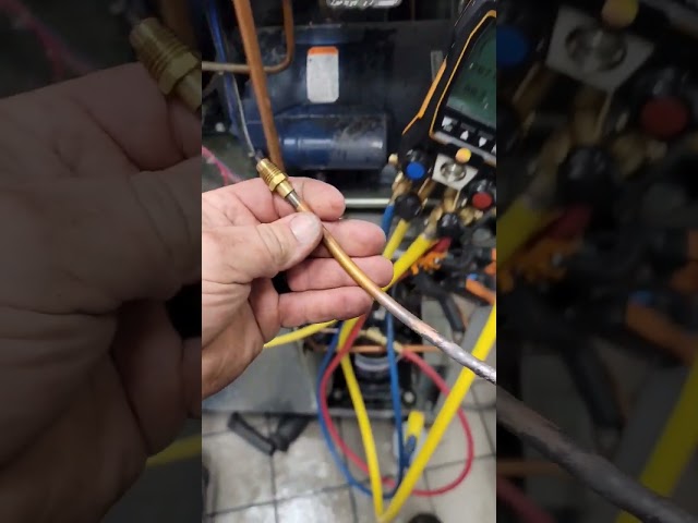 Checking A Coax Coil For Refrigerant Leaks