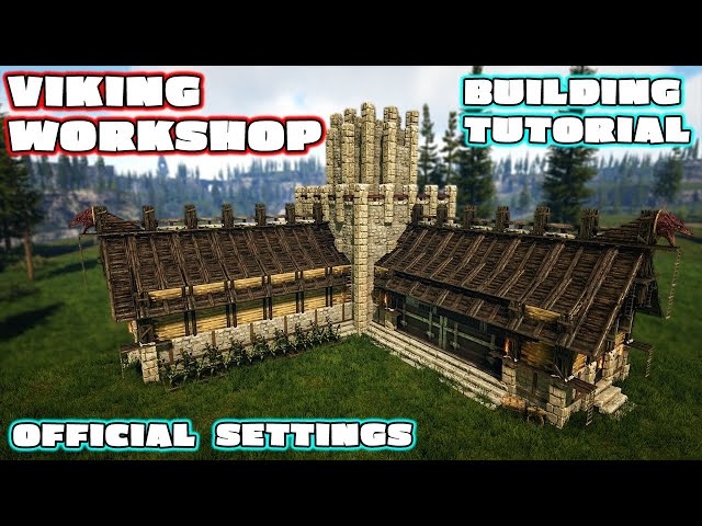 How To Build A Viking Workshop | Ark Survival Evolved