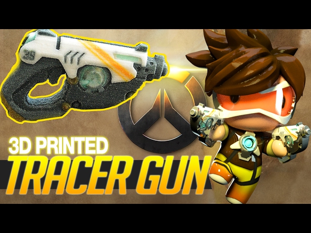 Tracer Guns - Animation of 3D printed Overwatch weapons