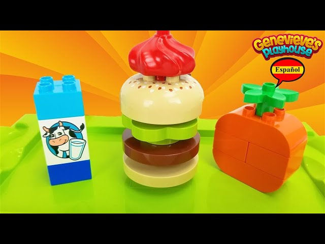 Video Educativo para Niños con Lego Duplo Food Bricks!