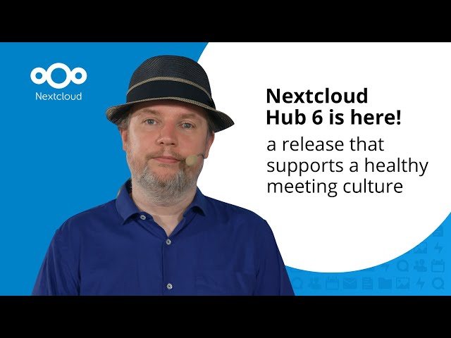 Nextcloud Hub 6 theme: Healthy Meeting Culture