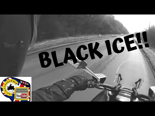 What to do on black ice: riding tips