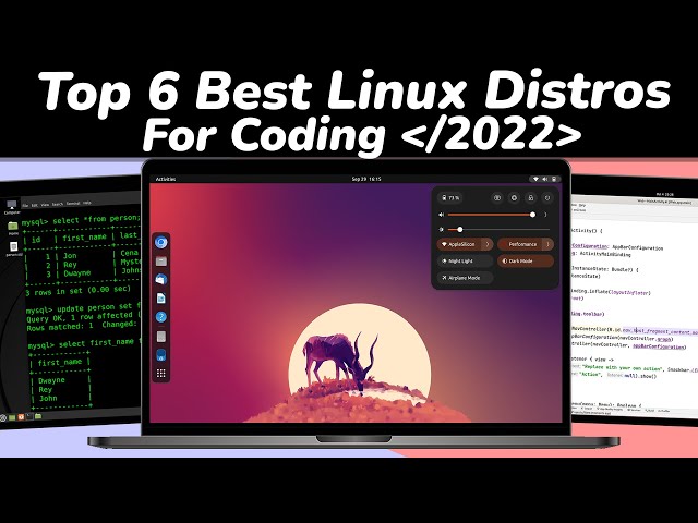 Top 6 Best Linux Distros For PROGRAMMING & DEVELOPERS  in 2022