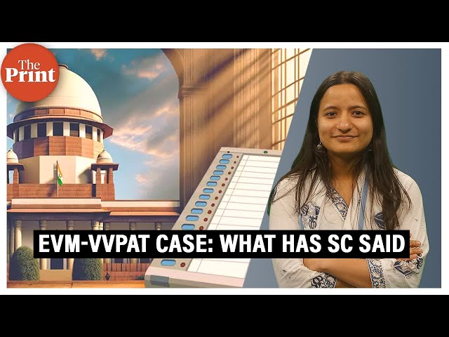 SC rejects pleas seeking 100% EVM-VVPAT verification: Know about the case & court's directions