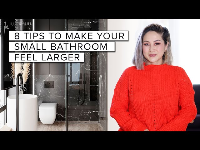8 Ways to Make Your Small Bathroom Look Larger (No Remodeling Necessary!) SMALL SPACE SERIES