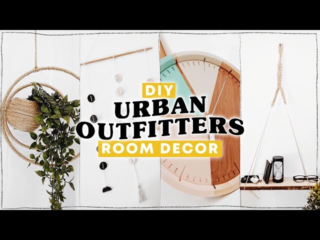 DIY URBAN OUTFITTERS ROOM DECOR ✨ Affordable + Super Easy // Lone Fox