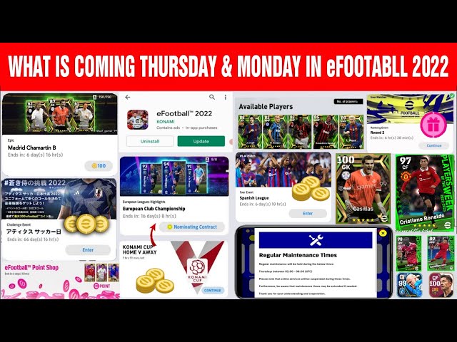 What Is Coming On Thursday And Monday In eFootball 2023 Mobile | New Epic Pack & Free Coins