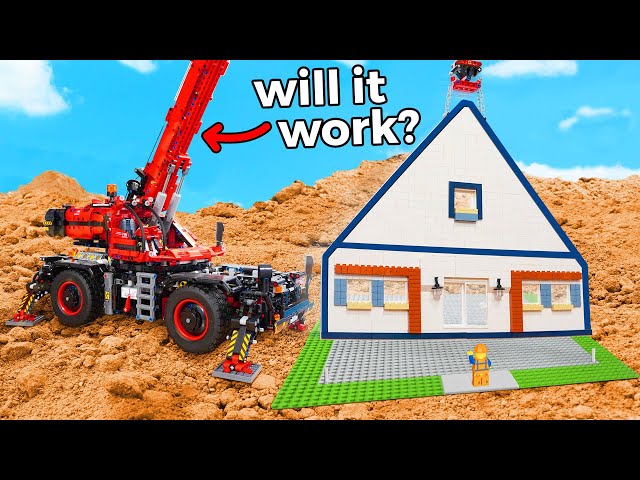 Can LEGO Technic Sets do REAL Construction?