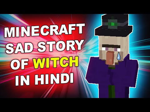 Minecraft Sad Story Of Witch in Hindi | Minecraft Mysteries Episode 12 | Minecraft Witch Explained