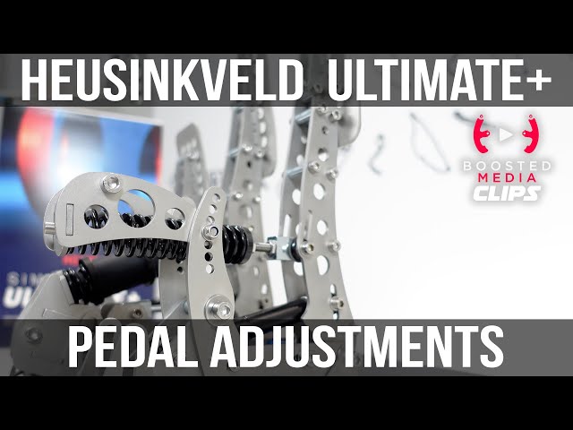 Heusinkveld Sim Pedals Ultimate+ - Pedal Adjustments Explained