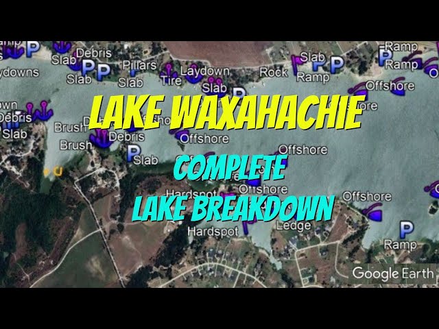 Lake Waxahachie - Complete Lake Breakdown - Bass Fishing Hot Spots